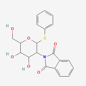 molecular formula C20H19NO6S B12067211 Phenyl 2-deoxy-2-phthalimido-b-D-thioglucopyranoside 