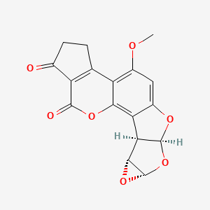 molecular formula C17H12O7 B1206726 2,3-环氧黄曲霉毒素 B1 CAS No. 42583-46-0