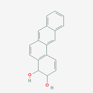 molecular formula C18H14O2 B1206729 3,4-Dihydrobenz(a)anthracene-3,4-diol CAS No. 60839-18-1