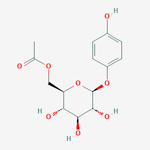 molecular formula C14H18O8 B12067309 6-O-Acetylarbutin CAS No. 10338-88-2