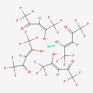 molecular formula C20H4F24O8Th B12067339 Thorium hexafluoroacetylacetonate 
