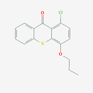 molecular formula C16H13ClO2S B120674 1-Chloro-4-propoxy-9H-thioxanthen-9-one CAS No. 142770-42-1