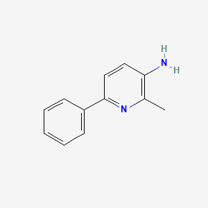 molecular formula C12H12N2 B12067507 2-Methyl-6-phenylpyridin-3-amine 