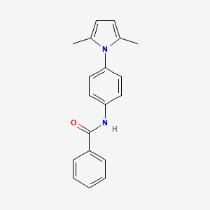 N-[4-(2,5-dimethyl-1-pyrrolyl)phenyl]benzamide