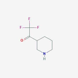 molecular formula C7H10F3NO B12067544 3-(Trifluoracetyl)piperidine CAS No. 1093759-81-9
