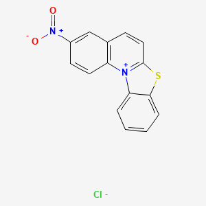 3-Nitrobenzothiazolo(3,2-a)quinolinium chloride
