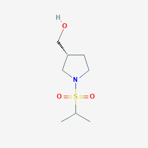 molecular formula C8H17NO3S B12067558 (R)-(1-(isopropylsulfonyl)pyrrolidin-3-yl)methanol 