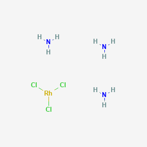 molecular formula Cl3H9N3Rh B1206758 Trichlorotriamminerhodium(III) CAS No. 26566-80-3
