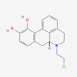 molecular formula C18H18ClNO2 B1206760 Chloroethylnorapomorphine CAS No. 75946-94-0