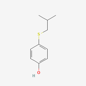 molecular formula C10H14OS B12067629 4-[(2-Methylpropyl)sulfanyl]phenol CAS No. 90925-34-1