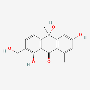 1,6,10-Trihydroxy-2-(hydroxymethyl)-8,10-dimethyl-9(10H)-anthracenone