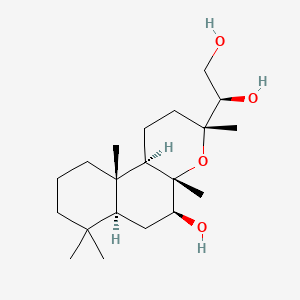 molecular formula C20H36O4 B1206767 Borjatriol CAS No. 52591-03-4