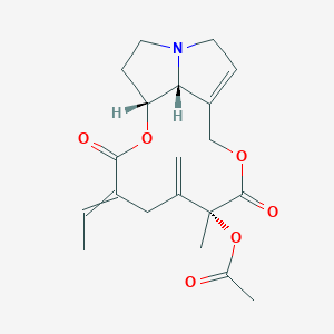 molecular formula C20H25NO6 B1206770 Seneciphyllinine 