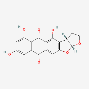 molecular formula C18H12O7 B1206779 变色素B CAS No. 4331-22-0
