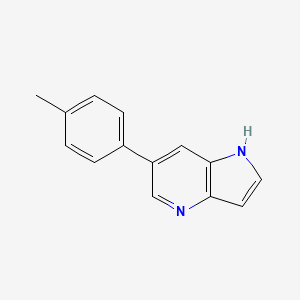molecular formula C14H12N2 B12067798 6-(p-tolyl)-1H-pyrrolo[3,2-b]pyridine 