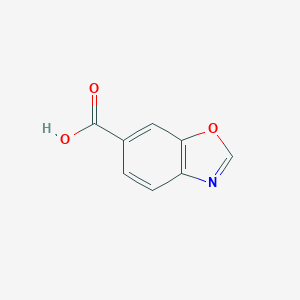 molecular formula C8H5NO3 B120678 Benzo[d]oxazole-6-carboxylic acid CAS No. 154235-77-5
