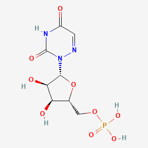 molecular formula C8H12N3O9P B1206782 6-氮杂尿苷 5'-单磷酸 CAS No. 2018-19-1