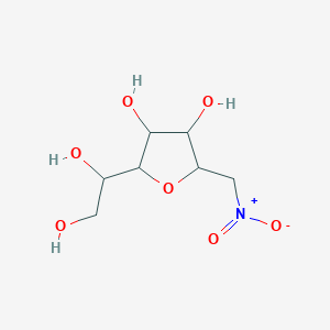 molecular formula C7H13NO7 B12067852 alpha-D-GALACTOFURANOSYL NITROMETHANE 