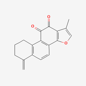 molecular formula C18H14O3 B1206794 Methylenetanshinquinone CAS No. 67656-29-5