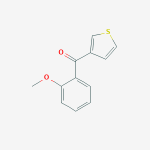 molecular formula C12H10O2S B012068 3-(2-Methoxybenzoyl)thiophene CAS No. 109106-65-2