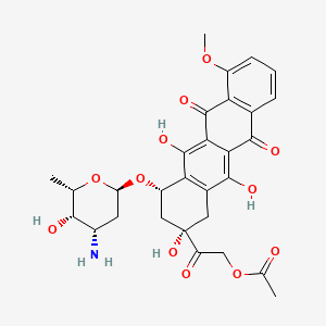 molecular formula C29H31NO12 B1206800 14-O-Acetyldoxorubicin CAS No. 30489-04-4