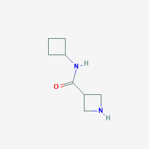 molecular formula C8H14N2O B12068076 N-cyclobutylazetidine-3-carboxamide 