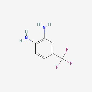 molecular formula C7H7F3N2 B1206808 3,4-Diaminobenzotrifluoride CAS No. 368-71-8