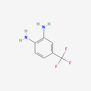 molecular formula C7H7F3N2 B1206808 4-(Trifluoromethyl)benzene-1,2-diamine CAS No. 368-71-8