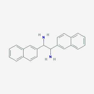 molecular formula C22H20N2 B12068138 1,2-Di(2-naphthyl)-1,2-ethanediamine 