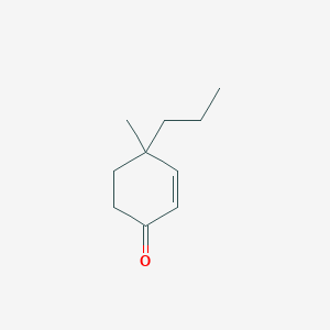 molecular formula C10H16O B12068205 2-Cyclohexen-1-one, 4-methyl-4-propyl- CAS No. 67672-74-6