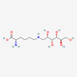 molecular formula C12H26N2O7 B1206824 Glucitol-lysine CAS No. 64609-73-0