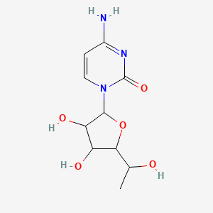 molecular formula C10H15N3O5 B12068255 5'-C-Methylcytidine 