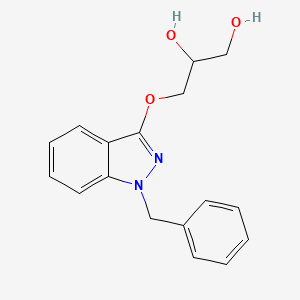 1-Benzyl-3-(2,3-dihydroxypropoxy)indazole