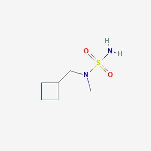 molecular formula C6H14N2O2S B12068407 N-(cyclobutylmethyl)-N-methylaminosulfonamide 