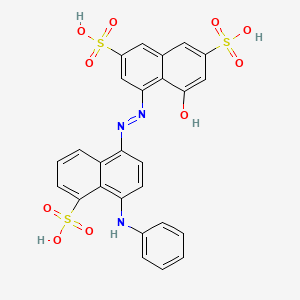 molecular formula C26H19N3O10S3 B1206848 Anazolene CAS No. 7488-76-8