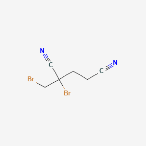 molecular formula C6H6Br2N2 B1206852 1,2-Dibromo-2,4-dicyanobutane CAS No. 35691-65-7
