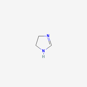 molecular formula C3H6N2 B1206853 Imidazoline CAS No. 504-75-6