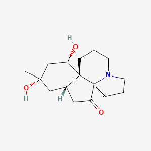 molecular formula C16H25NO3 B1206857 Serratine CAS No. 15252-93-4