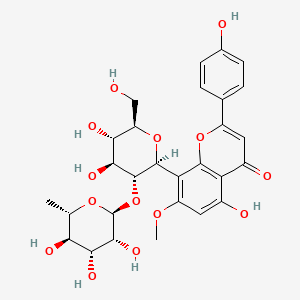 molecular formula C28H32O14 B1206862 Isoswertisin 2''-rhamnoside CAS No. 64821-00-7