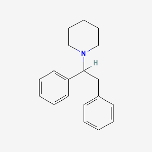 molecular formula C19H23N B1206869 二苯环己胺 CAS No. 36794-52-2