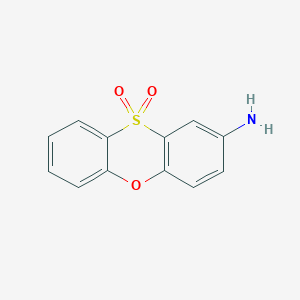 molecular formula C12H9NO3S B1206872 2-Phenoxathiinamine-10,10-dioxide 