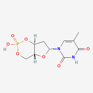molecular formula C10H13N2O7P B1206874 3',5'-Cyclic dtmp CAS No. 6453-60-7