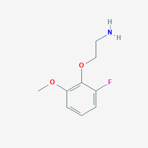 molecular formula C9H12FNO2 B12068746 2-(2-Fluoro-6-methoxyphenoxy)ethan-1-amine 