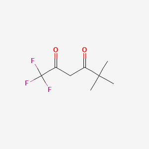 molecular formula C8H11F3O2 B1206878 1,1,1-Trifluoro-5,5-dimethyl-2,4-hexanedione CAS No. 22767-90-4