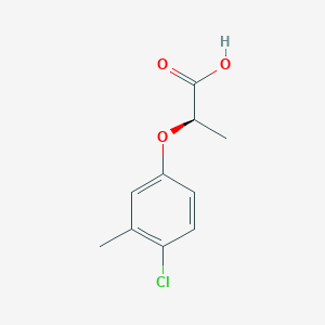 molecular formula C10H11ClO3 B12068787 (2R)-2-(4-chloro-3-methylphenoxy)propanoic acid 