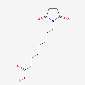 molecular formula C12H17NO4 B1206879 N-(Carboxyheptyl)maleimide CAS No. 57079-00-2