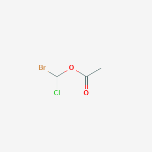molecular formula C2H2BrClO B120688 Bromochloromethyl acetate CAS No. 98136-99-3