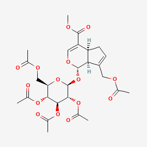 molecular formula C27H34O15 B1206882 Pentaacetyl geniposide CAS No. 49776-64-9