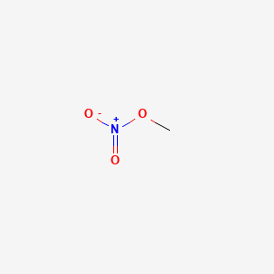 molecular formula CH3NO3 B1206883 Methyl nitrate CAS No. 598-58-3
