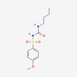 Benzenesulfonamide, N-[(butylamino)carbonyl]-4-methoxy-